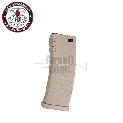 120rnd Mid-Cap Magazine Tan for M4 / M16 (GR16) G&G