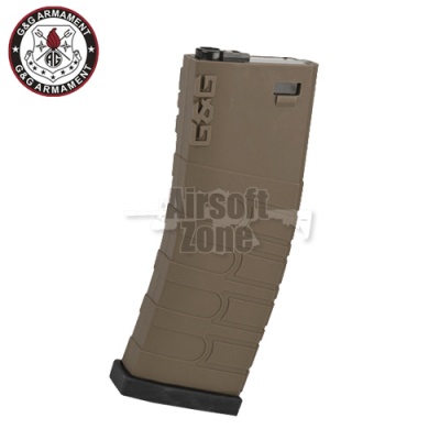 120rnd Mid-Cap Magazine Tan/Black for M4 / M16 (GR16) G&G