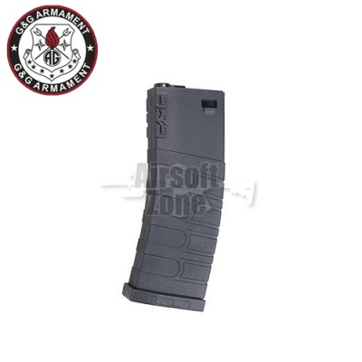 120rnd Mid-Cap Magazine Black for M4 / M16 (GR16) G&G