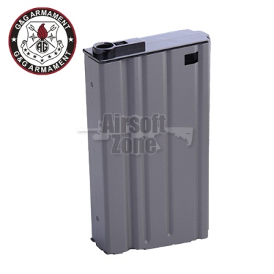 120rnd Mid-Cap Metal Magazine Black for SR25 (GR25) G&G