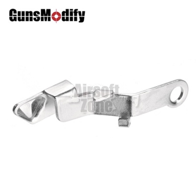 Extended Slide Stop Silver for Marui Glock Series Guns Modify