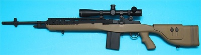 M14 DMR Dark Earth with Scope AEG G&P