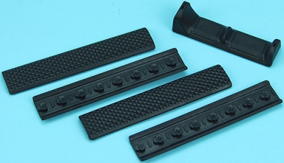 Keymod Handguard Finger Stop Set A Black G&P