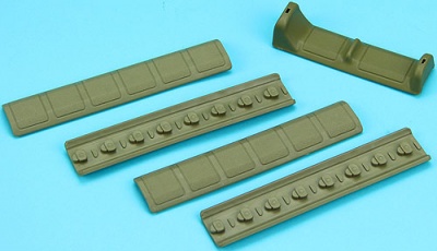 Keymod Handguard Finger Stop Set B Sand G&P