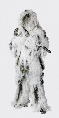 Ghillie Suit Snow Camo Set HELIKON