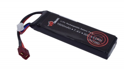 7.4V 1600mAh 30C LiPo Battery VP