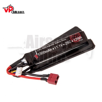 11.1V 1300mAh 25C LiPo Crane Stock Battery VP