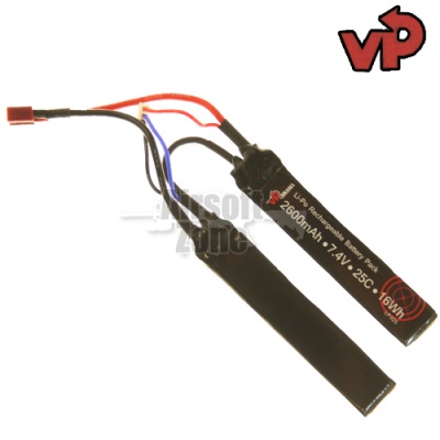 7.4V 2600mAh 25C LiPo Crane Stock Battery VP