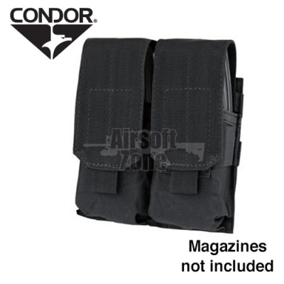 Double M4 Magazine Pouch (holds 4 mags) Black CONDOR