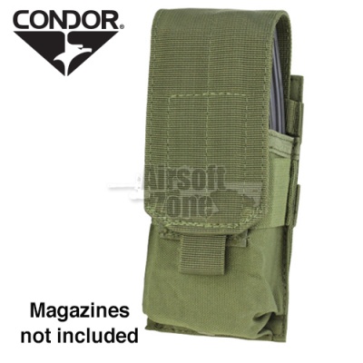 Single M4 Magazine Pouch (holds 2 mags) OD Green CONDOR