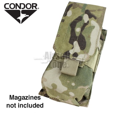 Single M4 Magazine Pouch (holds 2 mags) Multicam CONDOR