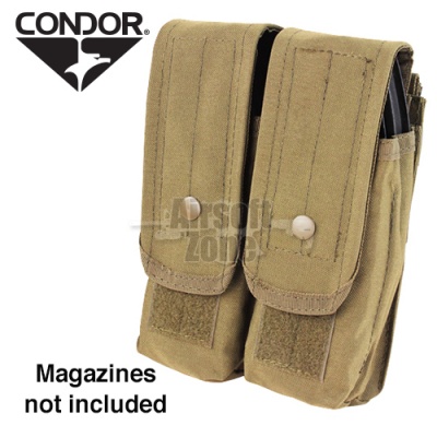 Double AK Magazine Pouch (holds 4 mags) Tan CONDOR