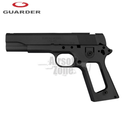 Aluminium Slide & Frame for MARUI MEU.45 (FBI/Black) Guarder