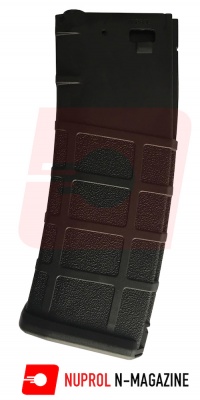 N-Mag Mid-Cap M4 Magazine 30/125rnd Black NUPROL