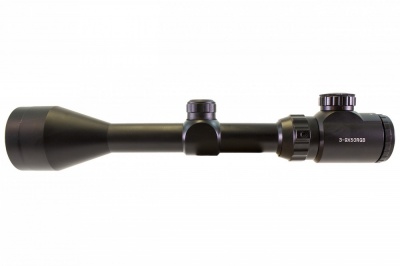 NP Optics 3-9x50 IR (Illuminated) Scope with Mount Rings NUPROL