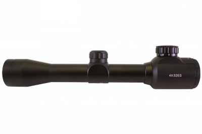 NP Optics 4x32 IR (Illuminated) Scope with Mount Rings NUPROL