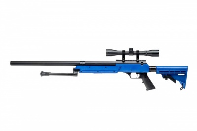 Tango T96 Spring Sniper Rifle with Scope (Two Tone Blue) NUPROL