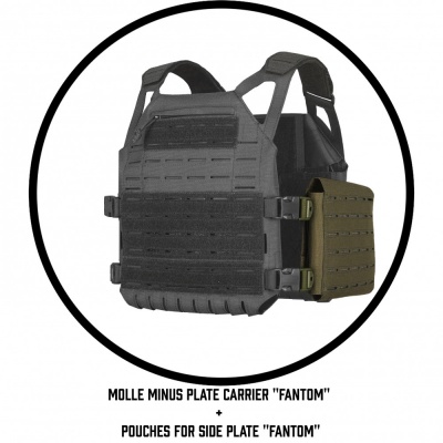 Side Armour Pouch (x2) ''Fantom'' Multicam Raid Gear & MBC