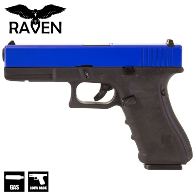 EU17 Pistol Two Tone Blue GBB Raven