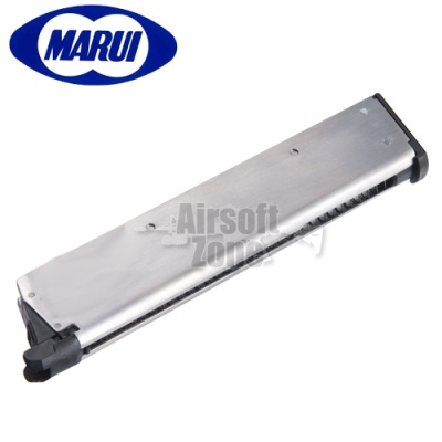 40rnd Long Gas Magazine for M1911 Series Pistol GBB Silver Tokyo Marui