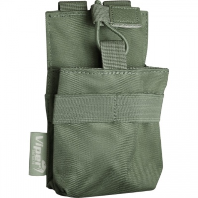 GPS Radio Pouch MOLLE Green Viper Tactical