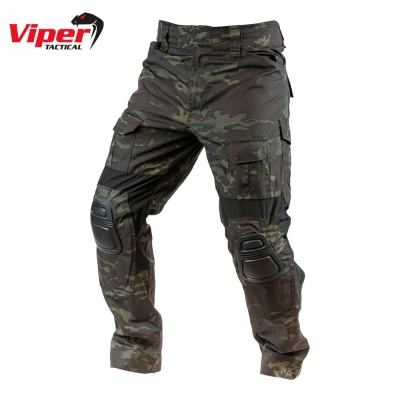 GEN 2 Elite Tactical Trousers with Knee Pads V-CAM Black Viper Tactical