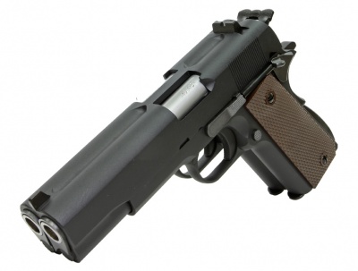 Double Barrel M1911A1 Full Metal Pistol GBB WE