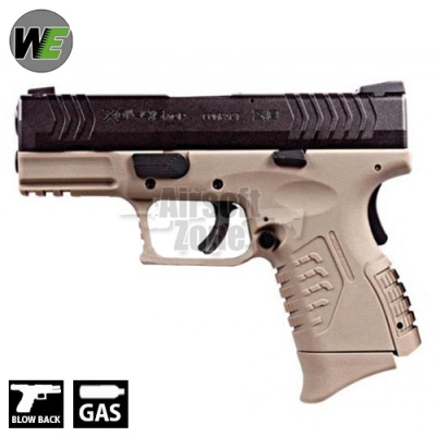 XDM 3.8 Compact Pistol Tan (2 magazines) GBB WE