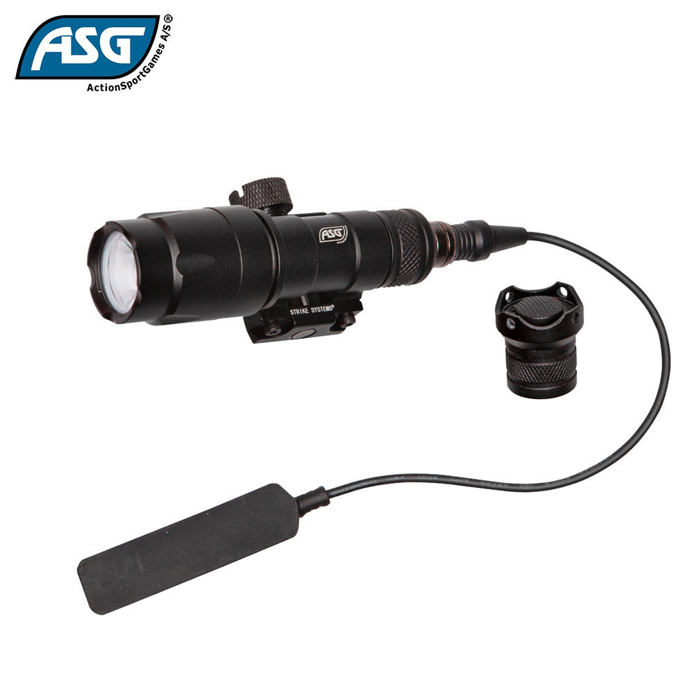 Tactical Torch with Pressure Pad 280-320 lumens Black Strike Systems ASG