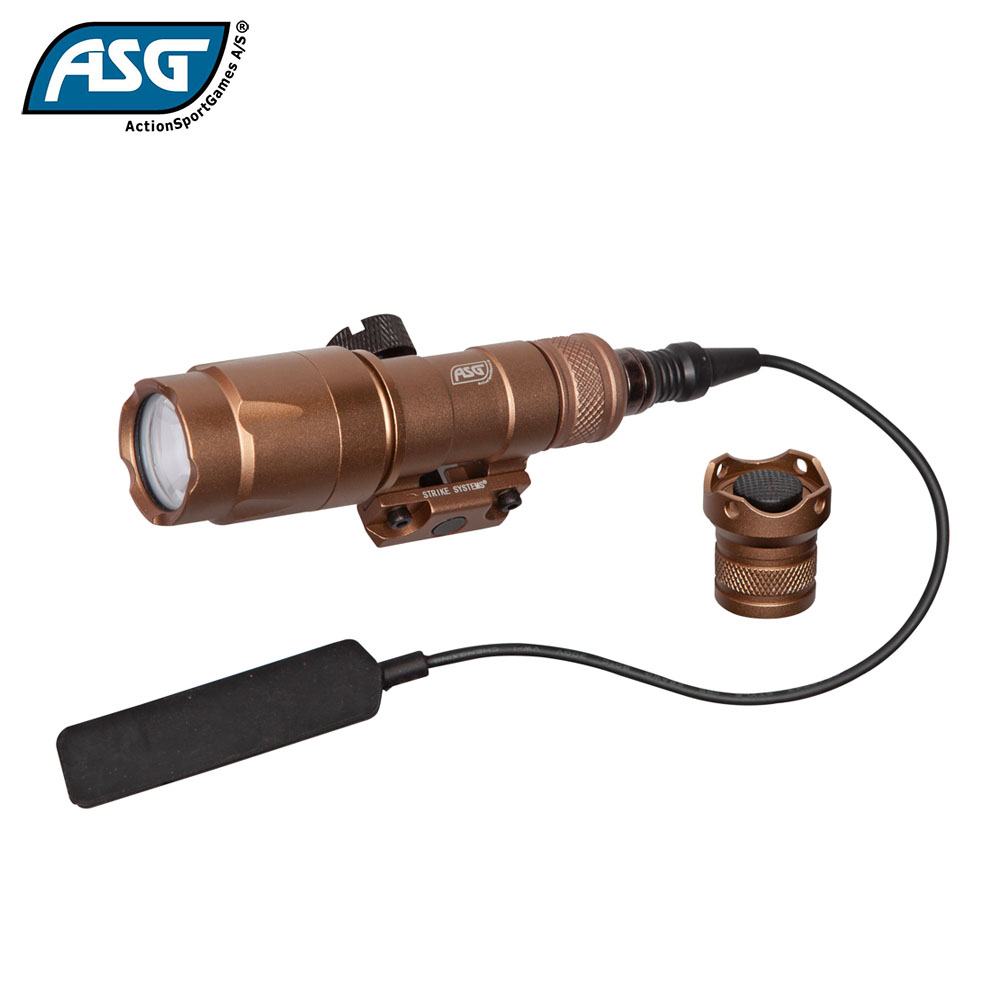 Tactical Torch with Pressure Pad 280320 lumens Tan Strike Systems ASG