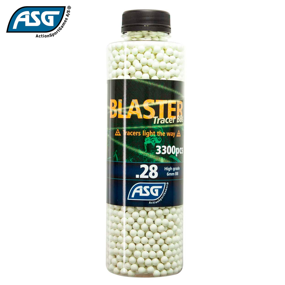 Blaster 0.28g Tracer BBs Bottle of 3300 ASG