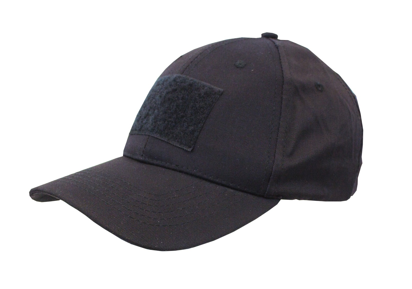 Combat Cap with Velcro Black NUPROL