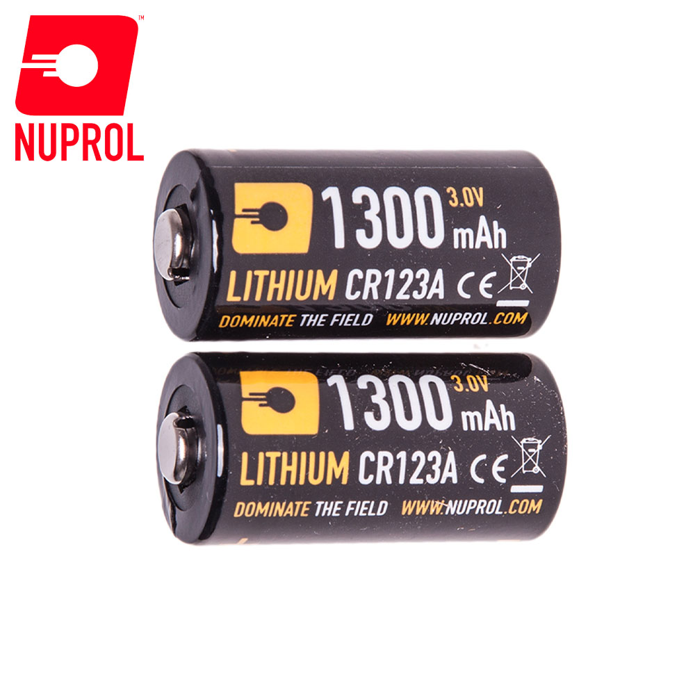 CR123A 3V Battery (pack of 2) NUPROL