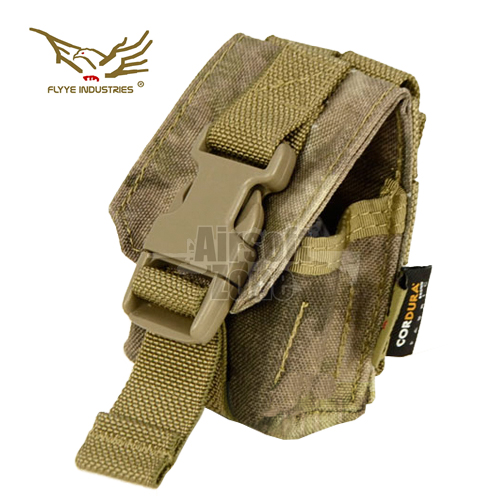 Single Frag Grenade Pouch A-Tacs MOLLE FLYYE