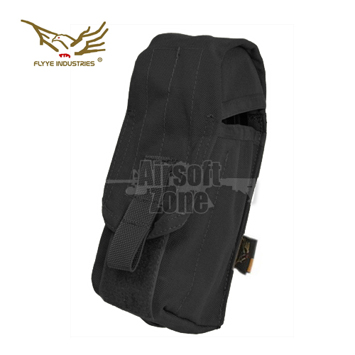 Single AK Magazine Pouch (holds 2 mags) Black MOLLE FLYYE