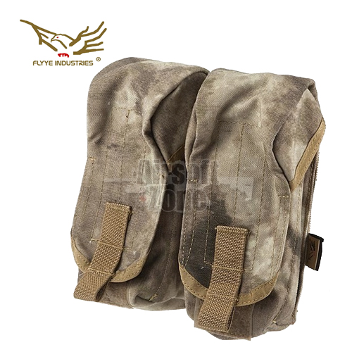 Double AK Magazine Pouch (holds 4 mags) A-Tacs MOLLE FLYYE