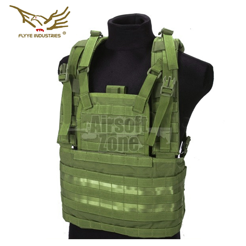 RRV Style MOLLE Vest OD Green FLYYE - Airsoft Zone UK