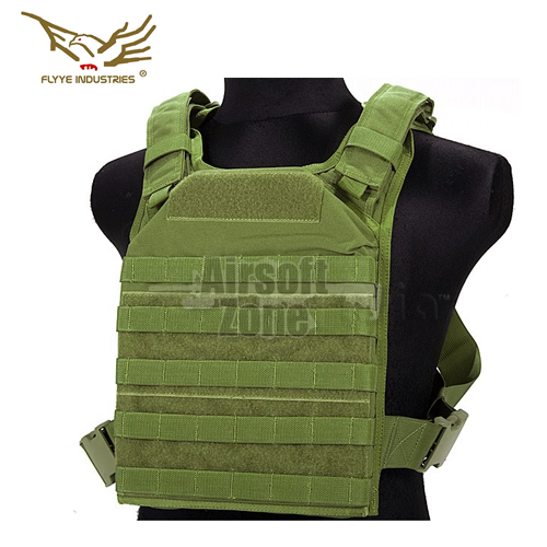 Fast Attack MOLLE Plate Carrier OD Green FLYYE - Airsoft Zone UK