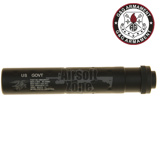 Short Silencer (14mm CCW) G&G Airsoft Zone UK