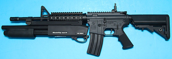 M4 RAS with Masterkey Shotgun AEG G&P