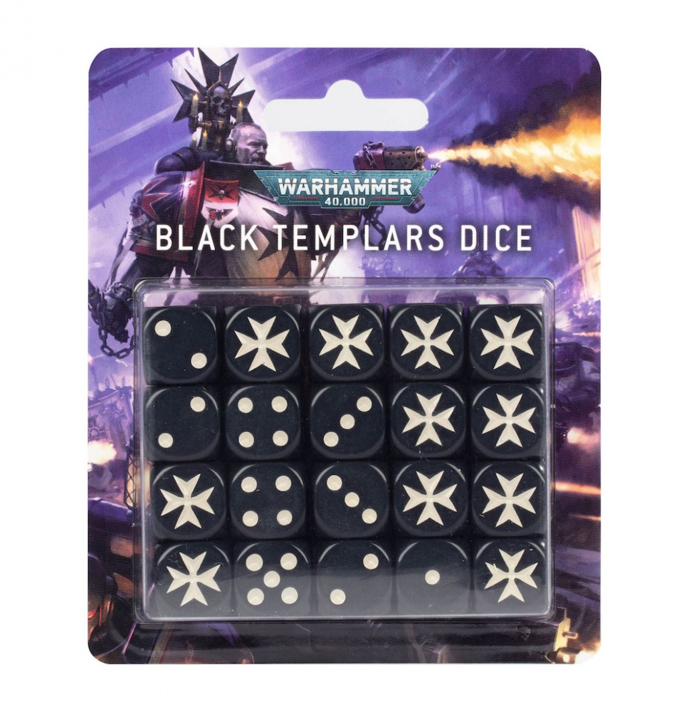 Warhammer 40000 Black Templars Dice