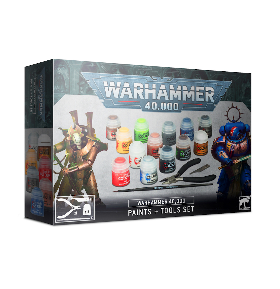 Warhammer 40,000: Paints + Tools Set Games Workshop