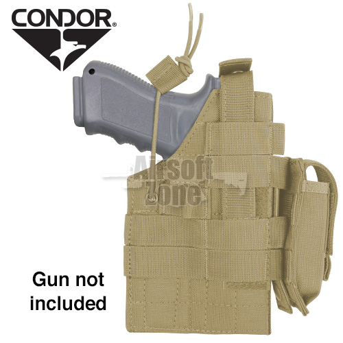 Ambidextrous MOLLE Holster for Glock Tan CONDOR