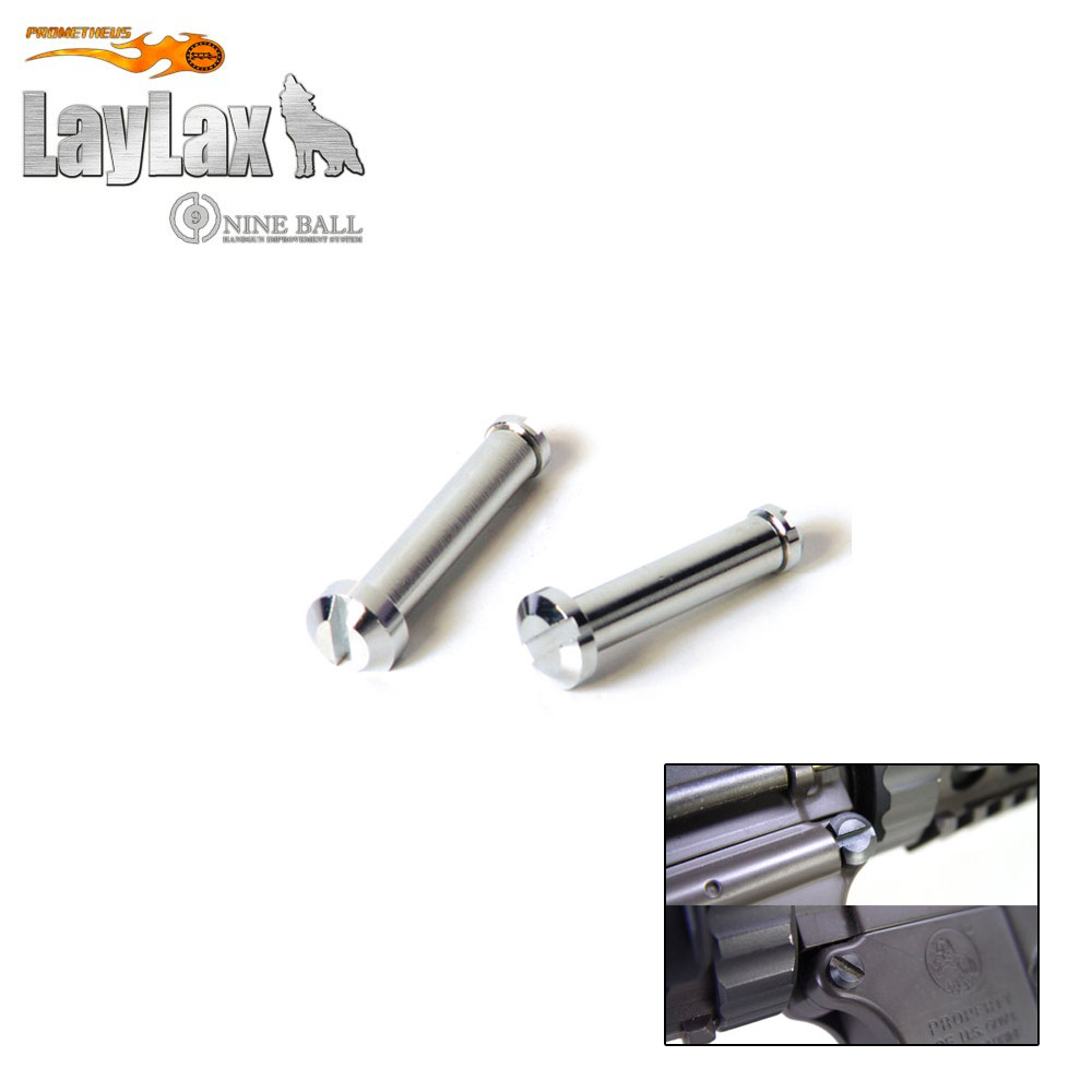 M16/M4 Receiver Locking Pin Set Silver LayLax