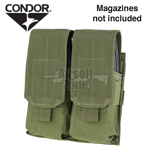 Double M4 Magazine Pouch (holds 4 mags) OD Green CONDOR