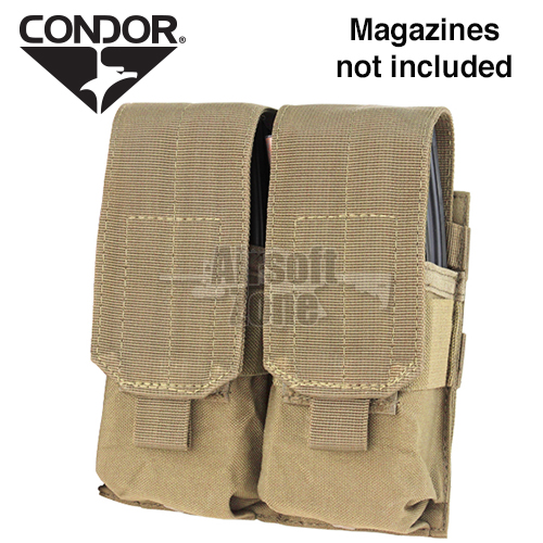 Double M4 Magazine Pouch (holds 4 mags) Tan CONDOR