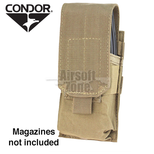 Single M4 Magazine Pouch (holds 2 mags) Tan CONDOR