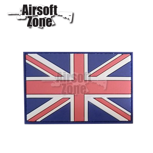 UK Flag Union Jack PVC Velcro Patch Airsoft Zone UK