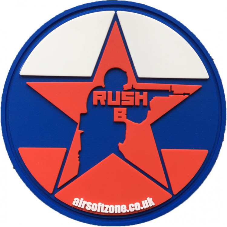 Rush B PVC Velcro Patch Airsoft Zone UK