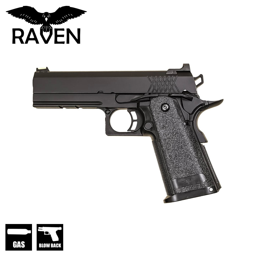 Hi-Capa 4.3 Black Pistol GBB Raven